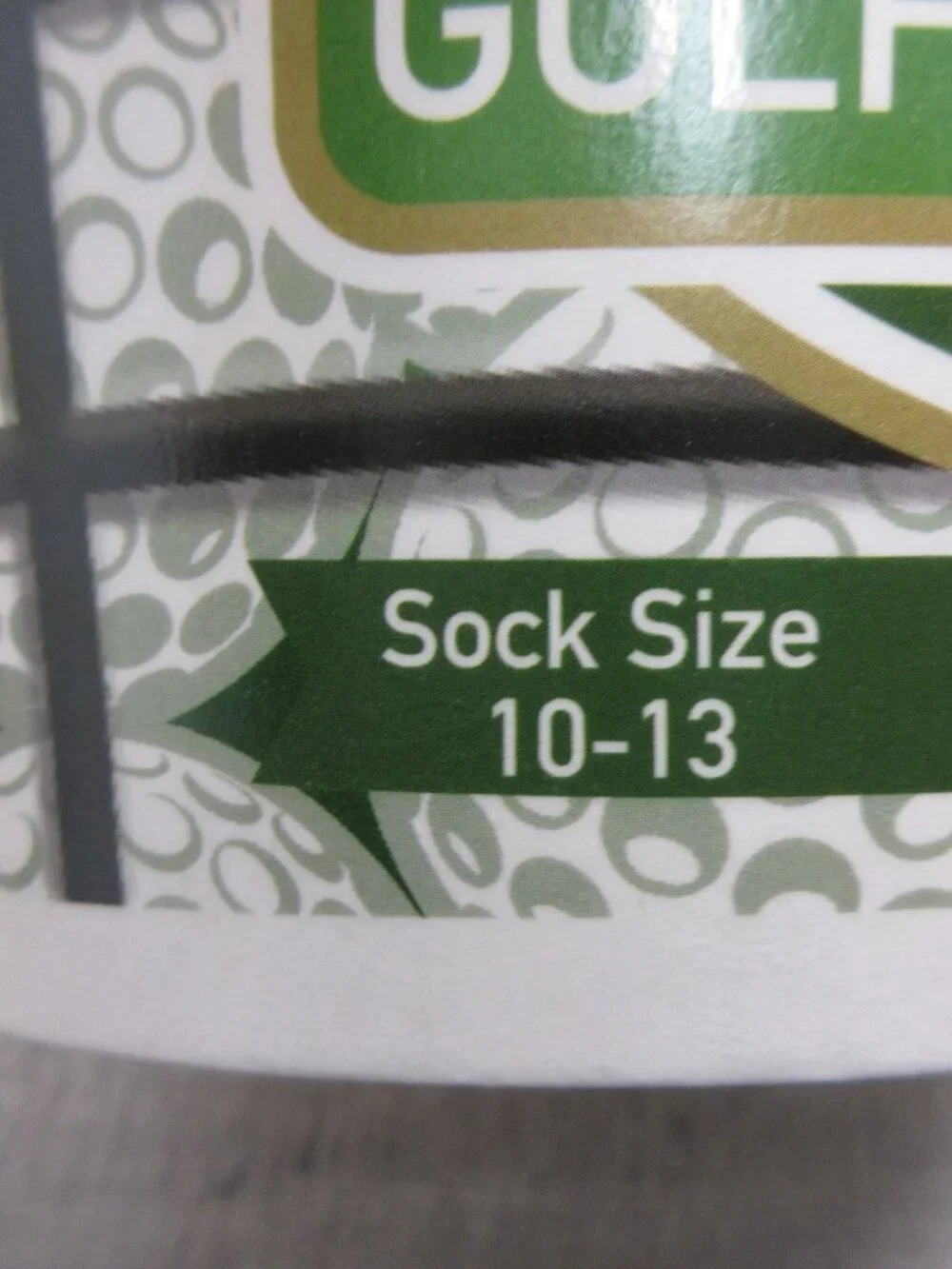 4 PAIR MEN'S CREW GOLD SOCKS IN NOVELTY BUCKET SOCK SIZE 10-13 SHOE SIZE 7-12